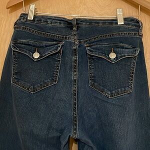 Nine West Gramercy Curvy Straight Jeans w/ Flap Pockets